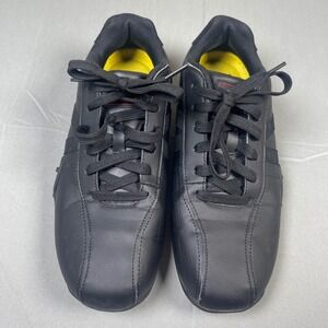 Eurostar Mike SR Mens Slip Resistant Work Shoes Size 9 Black Comfort Fit
